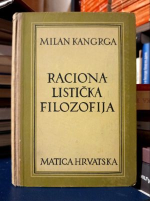 Milan Kangrga - Racionalistička filozofija