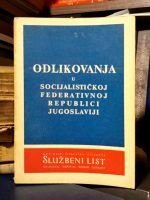 Odlikovanja u Socijalističkoj Federativnoj Republici Jugoslaviji