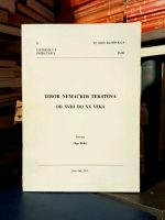 Izbor nemačkih tekstova od XVIII do XX veka (priredila: Olga Bekić)