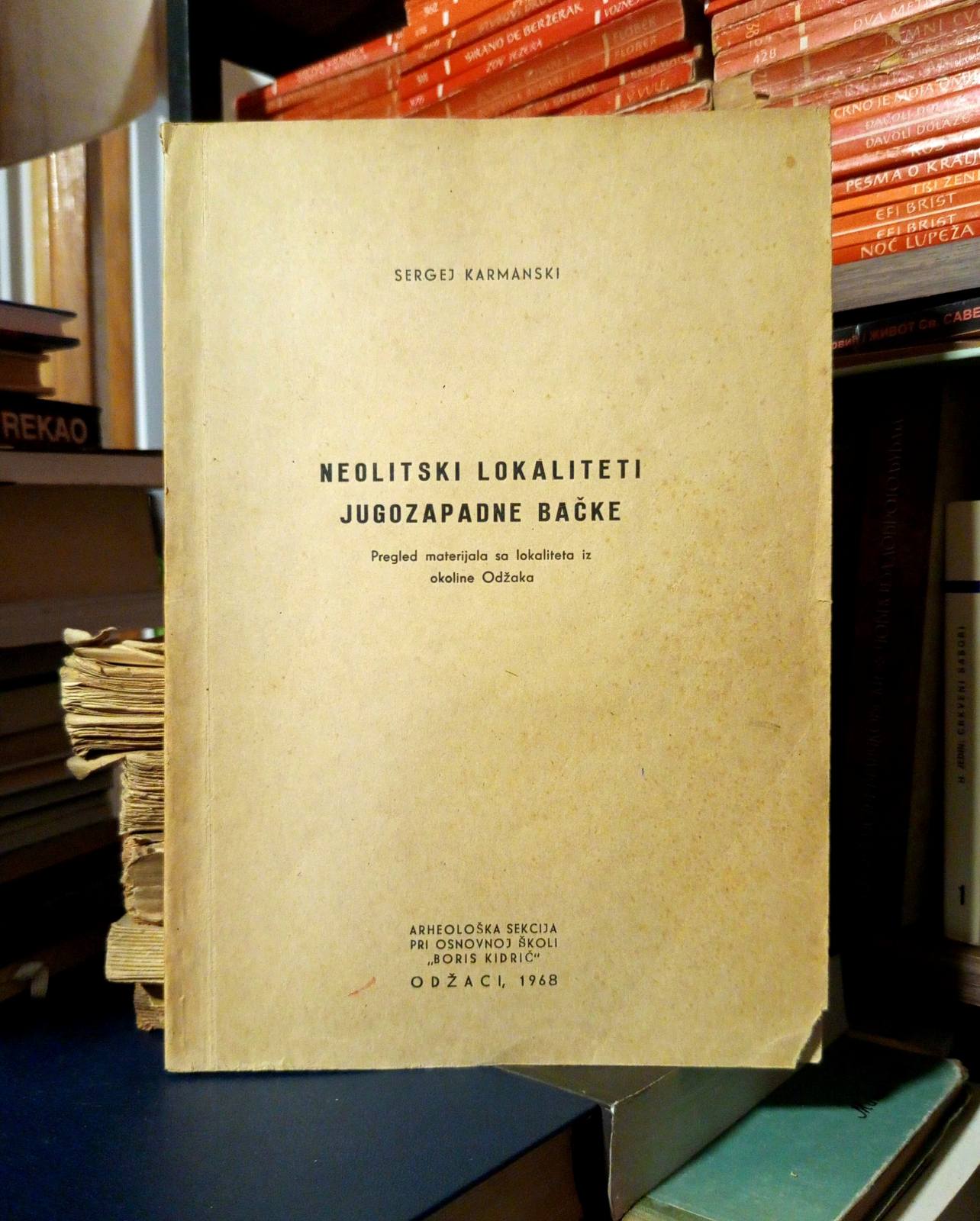 Sergej Karmanski - Neolitski lokaliteti jugozapadne Bačke