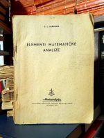 Dr. J. Karamata - Elementi matematičke analize