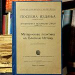 Vasilj Popović - Meternihova politika na Bliskom Istoku