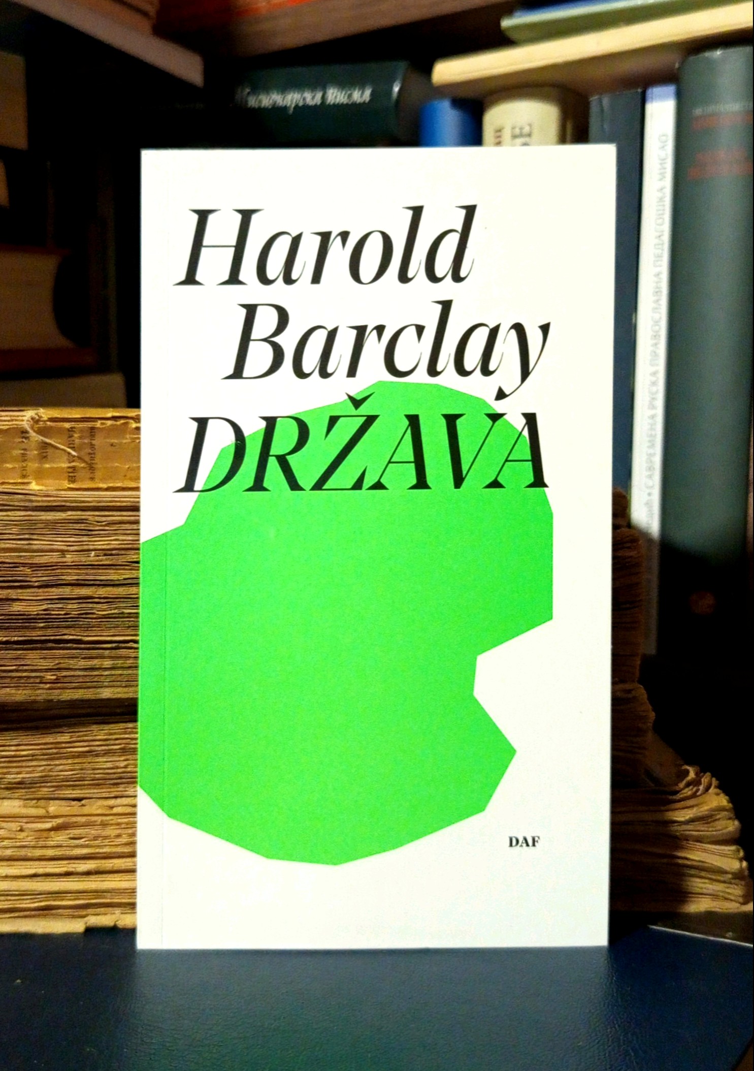 Harold Barclay - Država